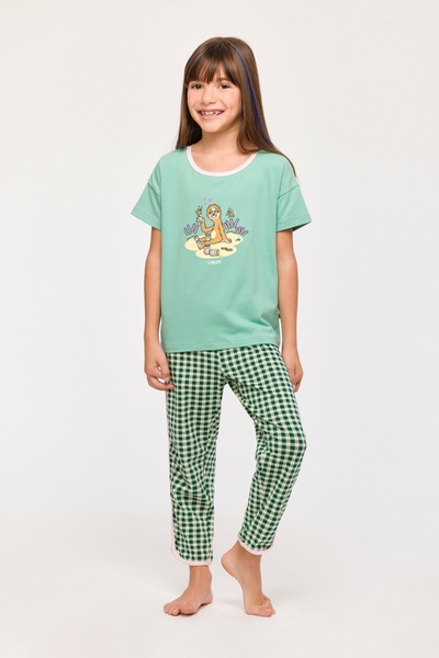 Woody 2-8 Years Old Girl's Pajamas-Tzg - 730-Light Blue