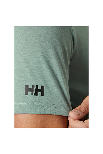 Helly Hansen Ανοιχτό πράσινο ανδρικό μπλουζάκι με λαιμόκοψη με στάμπα HHA.34419_HP RACE GRAPHIC