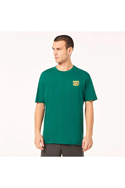 Oakley Men's T-shirt Sea Nassa-Green-S