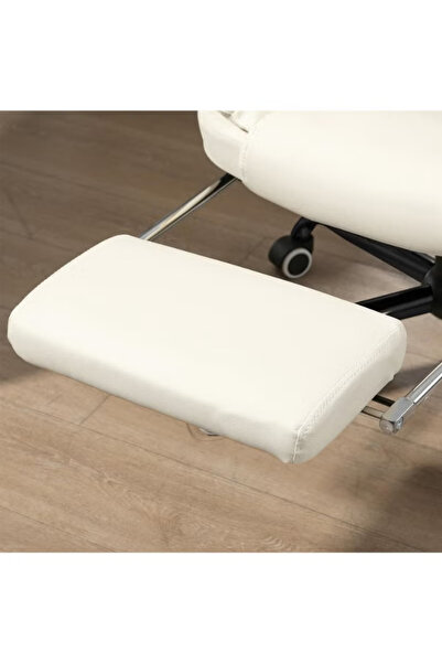 EGG Ergonomic Office Desk Computer Chair PU Leather Swivel Adjustable Height High-Back Reclining Cha