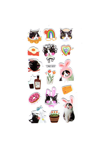 Limmy Sticker Kabartmalı Stiker Defter, Planlayıcı Etiket (lre-003) - 17X9 cm...