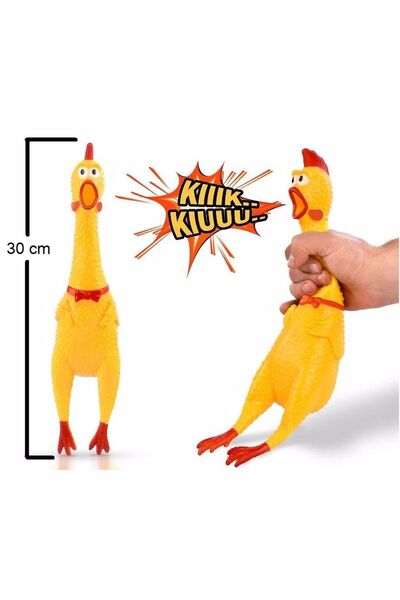 Limmy Komik Bağıran Tavuk, Horoz, Shrilling Chicken Oyuncak - Büyük Boy (30 cm)