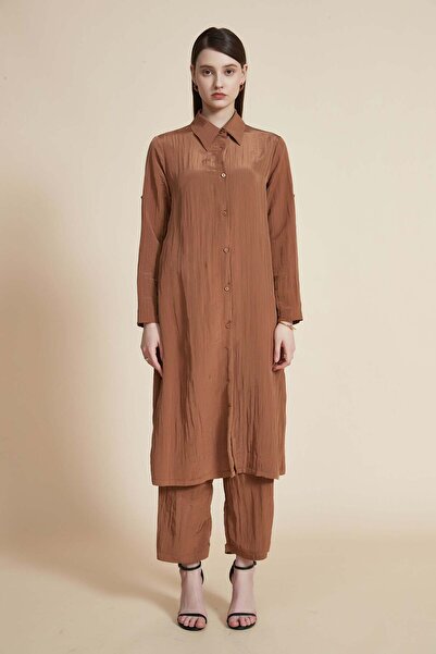 Yola بلوزة مخططة بأكمام طويلة