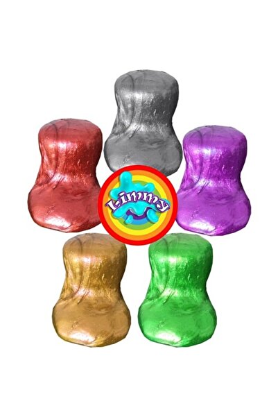 Limmy مجموعة ألعاب Slime Enjoy Metallic Game Gel الملونة Enjoy Polymer Slime التعليمية - 5 قطع