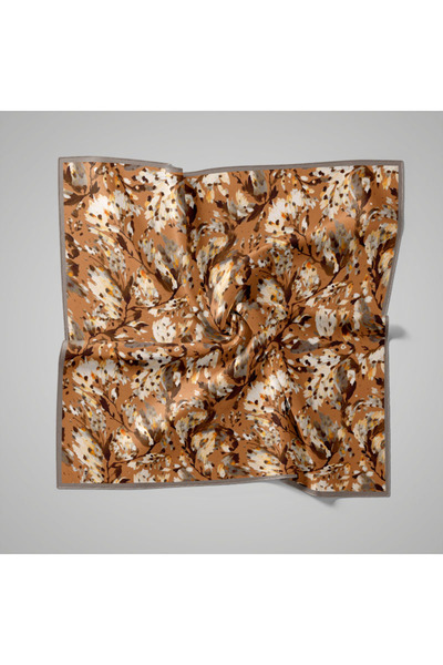 PİRAMİT Natural Patterned Scarf