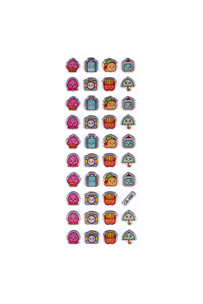 Limmy دفتر ملاحظات لاصق منقوش، مظلة حقيبة كاميرا مخططة (cb486) 16x7 سم