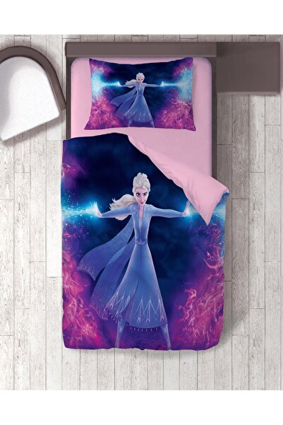 hediyechy Set de lenjerie de pat Elsa 3D cu imprimeu pentru o persoană - Set ...