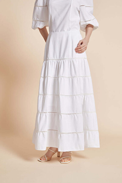 Yola Solid Maxi Skirt