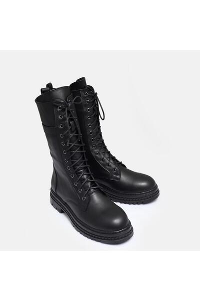 37Numara BÜYÜK NUMARA KADIN HAKİKİ DERİ POSTAL 41-42-43-44 SİYAH DERİ