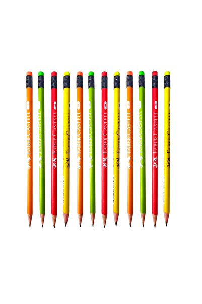 Faber Castell 12 Colorful Knight Round Pencils