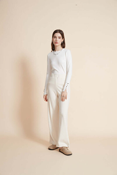 Yola Solid Wide-Leg Women's Pants