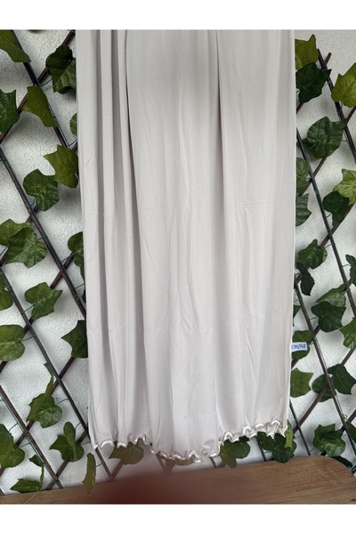 Blotch Premium Lycra Ekru Renk Jersey Şal