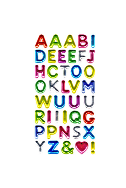 Limmy Autocolant în relief Stiker Notebook, autocolant planificator (metallic...