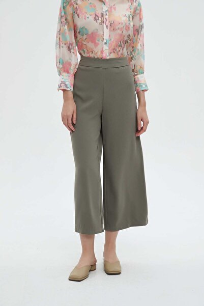 mica Solid Bootcut Pants