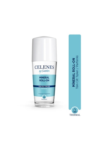 Celenes BY SWEDEN ALÜMİNYUM IÇERMEYEN THERMAL ROLL-ON TÜM CİLT TİPLERİ THERMAL ROLL ON VE DEODORANT