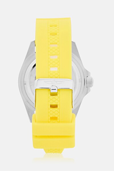 Invıcta Men 47163 Pro Diver Quartz Silicone Strap Watch 43 mm, Yellow