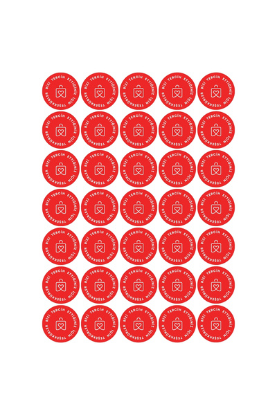 Bimotif Paketlemeye özel 350 adet sticker, Bizi tercih ettiğiniz için teşekkü...