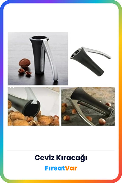 FırsatVar Metal Casting Walnut Cracker - Practical Walnut Cracking Tool