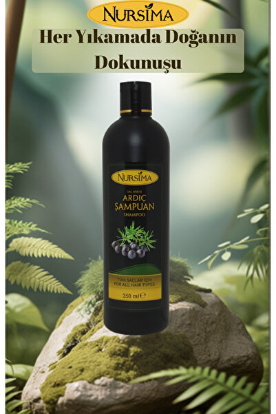 Genel Markalar Ardıç Katranı Ve Keratin Şampuanı Doğal Bitkisel Organik Saç Dökülme Kepek Karşıtı 350 ml