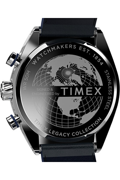 Timex Legacy Tonneau 42mm Leather Strap Watch