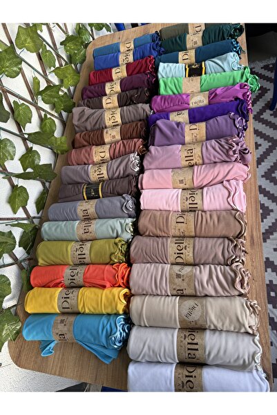 Blotch Premium Lycra Eflatun Renk Likralı Sandy Jersey Şal