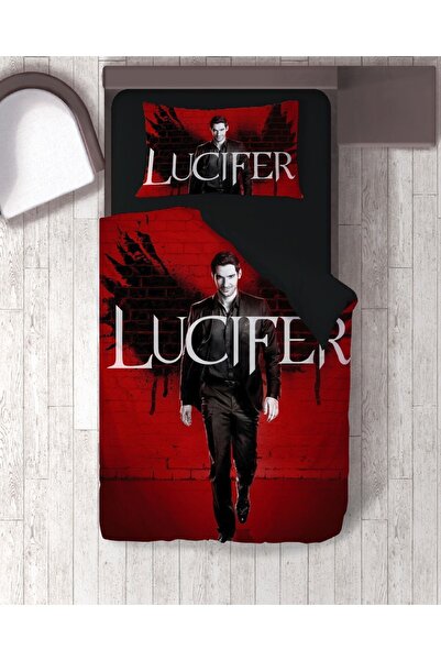 hediyechy husă de pilota cadou LUCIFER b cu imprimeu set de lenjerie de pat p...