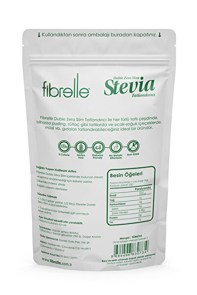 Fibrelle Double Zero Slim Stevia Sweetener 1kg