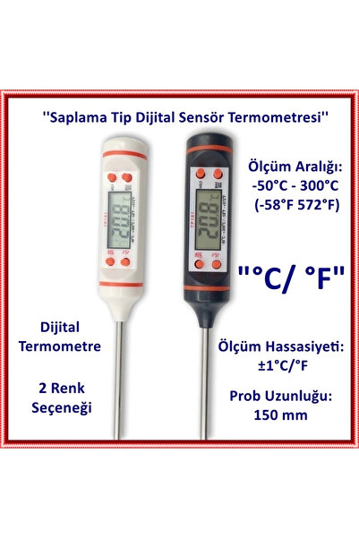 lawrenceshop Yoğurt Mayalamak Için Termometre (süt,yoğurt,gıda,yemek Sıcaklık Ölçer )