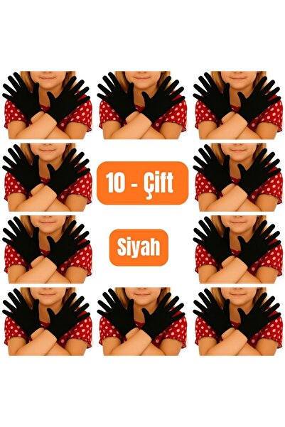 AXE SPORTSWEAR Negru 10 perechi de mănuși pentru copii și bandă și pantomimă ...