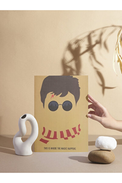 Dörtel Tedarik Harry Potter Themed Unlined Notebook Timeless Agenda