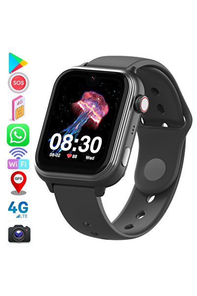 wirsen Παιδικό Smartwatch μοντέλο 2025, 4G, GPS, WhatsApp, κουμπί SOS, βιντεοκλήση HD, Google Play, Bluetooth
