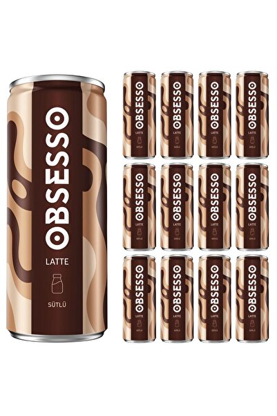 OBSESSO Iced Coffee Latte 250ml X 12 adet