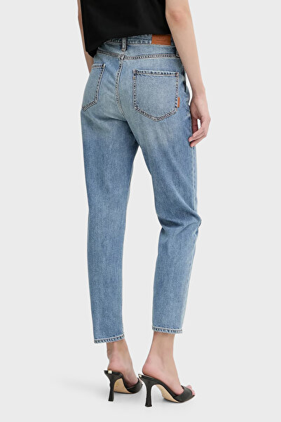 Armani Exchange Boyfriend Fit Yüksek Bel Düz Paça Jeans KOT PANTOLON XW000073 AF12851 MB003