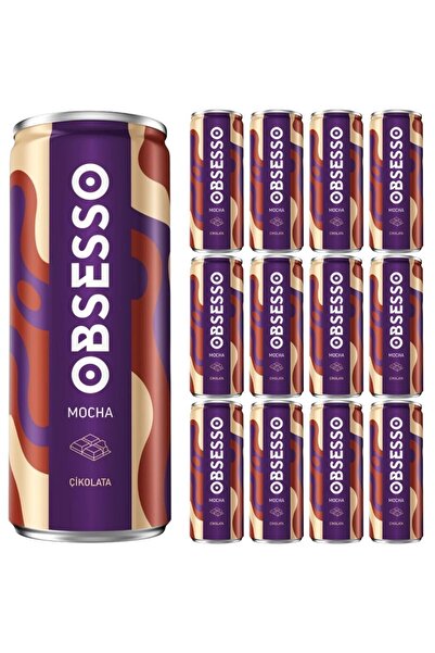 OBSESSO Iced Coffee Mocha Çikolatalı 250 Ml X12 Adet