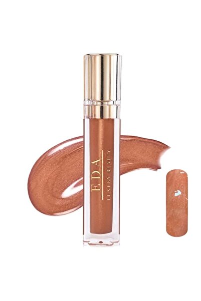 EDA LUXURY BEAUTY Superstar Nude Açık Kahverengi Işıltılı Dudak Parlatıcısı P...