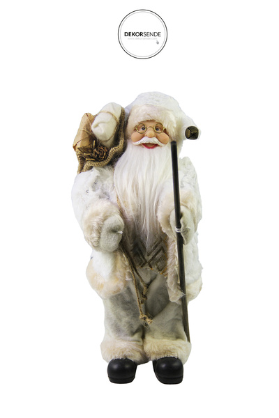 Dekorsende Μπακλαβά με σχέδιο Άγιου Βασίλη Λευκό Χρυσό 30 εκ.