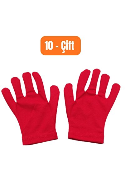 AXE SPORTSWEAR Red 10 Pairs Children & Band & Pantomime & Performance & Ceremony Gloves & 23 April & 19 May