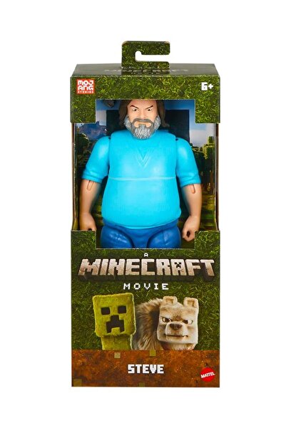 mattel Minecraft Filmi Büyük Aksiyon Figürü Steve 30 cm JGG67
