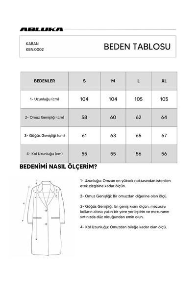 ablukaonline Μαύρο ανδρικό oversize μακρύ παλτό