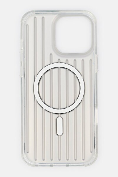 Levelo iPhone 16 Pro Max Cabin Magsafe Protective Case, Silver