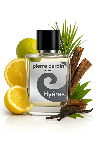 Pierre Cardin Hyeres EDT Erkek Parfüm 100 ml | Odunsu, Fresh | Limon, Bergamot, Sandal Ağacı, Vanilya, Vetiver