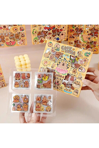 UĞURDAN Kapibara Planlayıcı Capybara Sticker Seti - Sticker – Ajanda, Günlük, Scrapbook Çıkartma