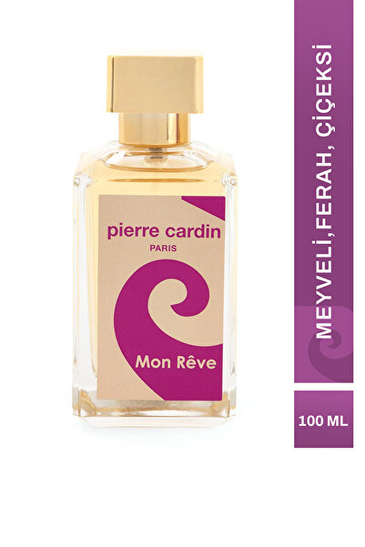 Pierre Cardin Mon Reve EDT Kadın Parfüm 100 ml | Çiçeksi, Meyveli | Portakal, Bal, Ahududu, Gardenya, Gül, Vanilya