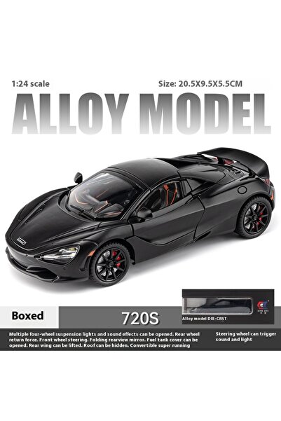 Maisto سيارة رياضية سوداء اللون مع علبة، بمقياس 1:24، مصنوعة من سبيكة معدنية،...