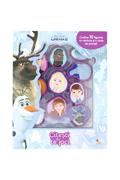 Litera Înghețat II. Citește și joacă (conține 10 figurine cu ventuză)