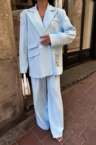 DEAG Taari Label Detail Jacket Pantoon Jewelry Bebe Avi