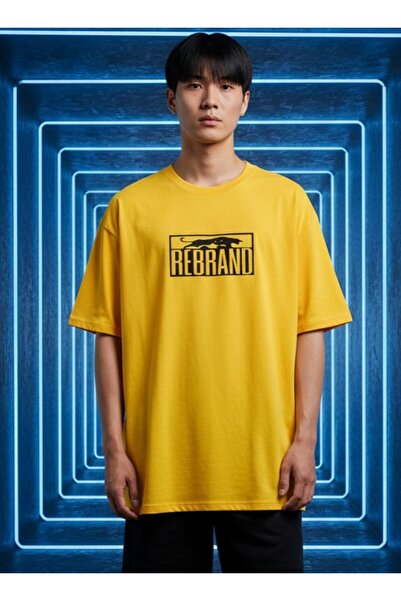 REBRAND Crew Neck Printed T-Shirt Unisex Oversize