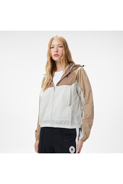 Converse Lightweight Windbreaker Kadın Kahverengi Ceket