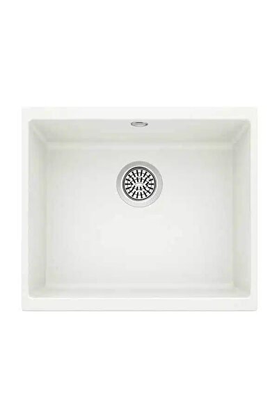 Simpex TEK GÖZ TEZGAH ALTI UYUMLU ( BEYAZ 50X40CM)