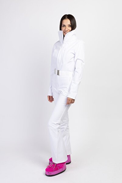 serpildinc Sd kadın kar beyaz Yakalı Kayak Tulumu skisuits